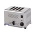 4 Slice Commercial Toaster with Stainless Steel Body ChromeCater