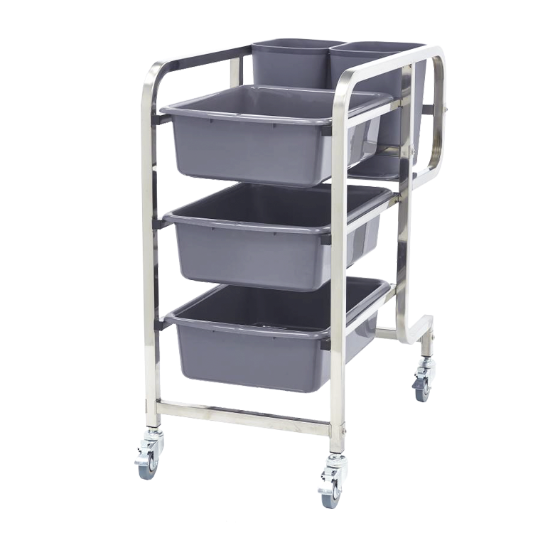 Dish Collecting Trolley ChromeCater
