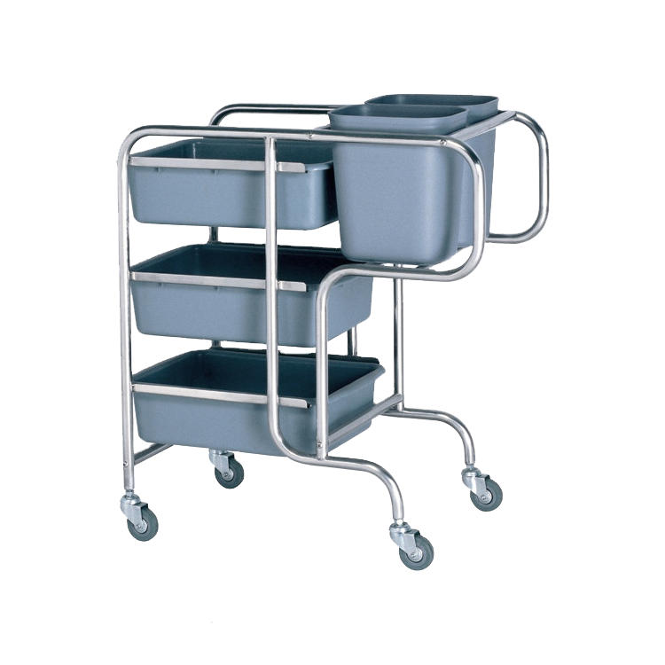 Dish Collecting Trolley ChromeCater