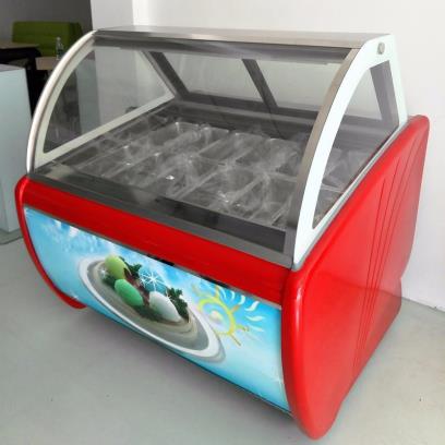 ICE CREAM SCOOP DISPLAY FREEZER - takes 16 x 3rd Inserts Global Commercial Equipment