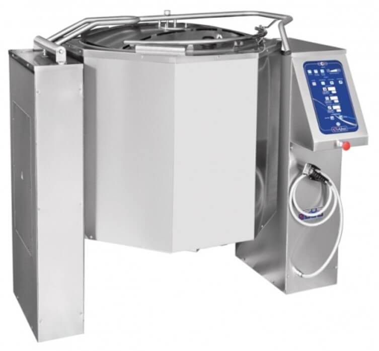 BOILING TILTING PAN 350 LITERS, ELECTRIC INDIRECT FULLY AUTOMATED WITH MIXER MODULUKS