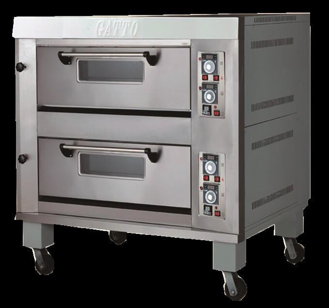 Oven Bakery GAS - DOUBLE DECK GAS OVEN LPG - 4 TRAYS GATTO