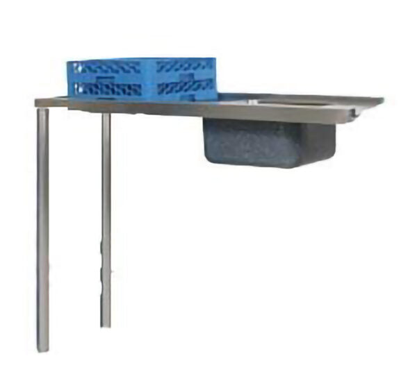 Inlet Table + Sink 1150Mm Boxed Edge Incl Splashback Alpaco Catering & Equipment