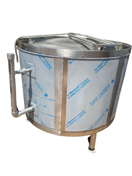 L.P Gas Oil Jacketed Pot 225 Litre - MADE IN SOUTH AFRICA Alpaco Catering & Equipment