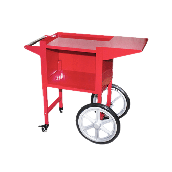 Popcorn Cart POP6C Red ChromeCater