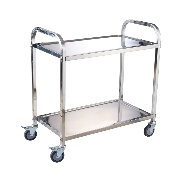 Trolley 2 Tier Stainless Steel ChromeCater
