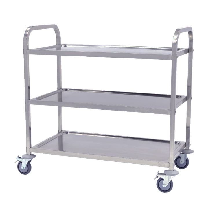 Trolley 3 Tier Stainless Steel ChromeCater
