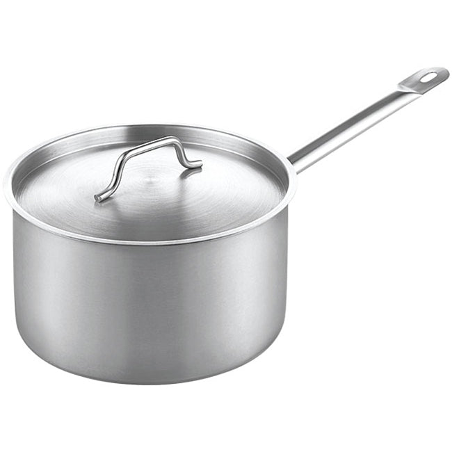 Saucepan Casserole/Sauce Pan Long Handles 2.5lt - 180X100mm Stainless Steel