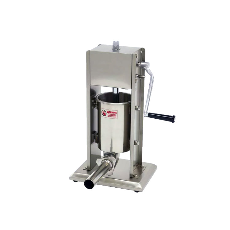12L SAUSAGE STUFFER VERTICAL+4x S/STEEL FUNNEL Alpaco Catering & Equipment