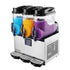 Slush Machine 3x15lt - Individual Tank Operation ChromeCater