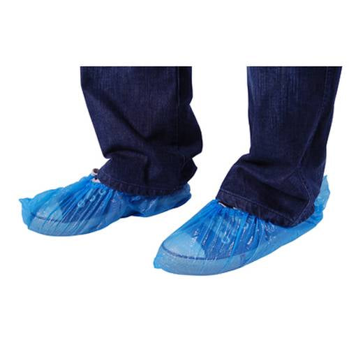 Disposable Plastic Shoe Covers – Blue Pack Of 100 BCE