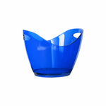 BAR BUTLER WINE Ice BUCKET OVAL CLEAR PS PLASTIC, 4LT (270X205X155MM) Bar Butler