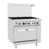 Cookrite 6 Burner Gas Cooking Range With Oven Cookrite