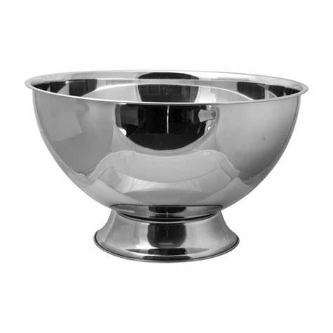 BAR BUTLER FOOTED CHAMPAGNE/ICE BOWL WITHOUT HANDLES ST STEEL, 14LT (355MM:DX230MM) Bar Butler