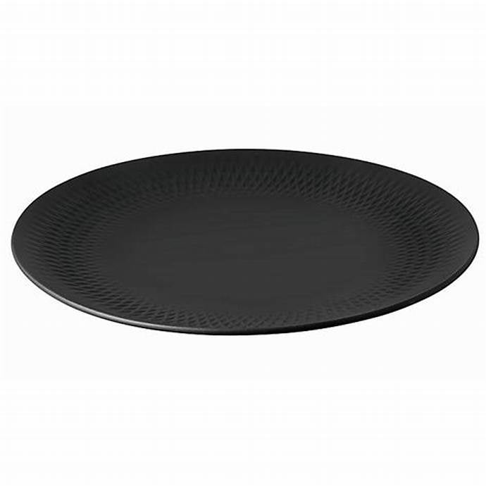 LUMINARC OVAL OPAL BLACK PLATE, (250X330MM) LUMINARC